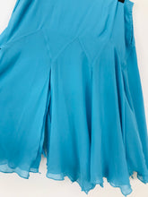 Load image into Gallery viewer, After Six Women's Slit A-Line Skirt | UK14 | Blue