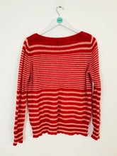 Load image into Gallery viewer, Maison Anje Women’s Stripe Knit Jumper | S/M | Red