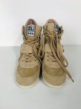 Load image into Gallery viewer, Limited by Ash Women's Hi-Top Wedge Trainers | EU39 UK6 | Beige