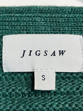 Load image into Gallery viewer, Jigsaw Women's Wool Ribbed Jumper | S UK8 | Green