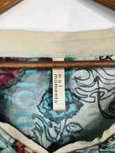 Load image into Gallery viewer, Oui Moments Women's Boho Sequin T-Shirt | UK14 | Multicoloured