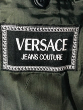 Load image into Gallery viewer, Versace Men's Striped Blazer Jacket | 40 | Grey