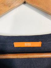 Load image into Gallery viewer, Hugo Boss Women's Embroidered Jumper | L UK14 | Grey