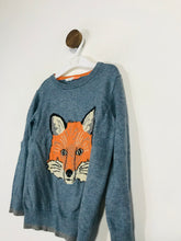 Load image into Gallery viewer, John Lewis Kid's Embroidered Jumper | 4 Years | Blue