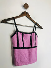 Load image into Gallery viewer, Urban Outfitters Out From Under Women's Crop Lace Tank Top | S UK8 | Pink