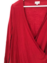 Load image into Gallery viewer, Karen Millen Women’s Wrap Wool Knit Cardigan | 2 UK10 | Red