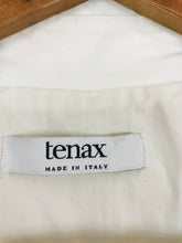 Load image into Gallery viewer, Tenax Women's Fitted Oversized Collar Blazer Jacket | UK10 | White