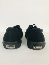 Load image into Gallery viewer, Superga Women’s Classic Canvas Plimsoll Trainers | UK 6.5 EU 39.5 | Black
