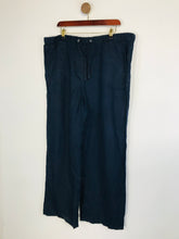 Load image into Gallery viewer, M&S Women's Wide Leg Casual Trousers | UK20 | Blue