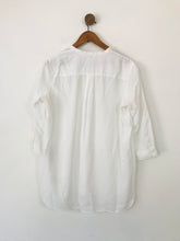 Load image into Gallery viewer, Uniqlo Women's Collarless Blouse | L UK14 | White