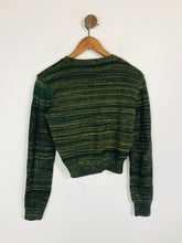 Load image into Gallery viewer, American Apparel Women's Cotton Cropped Jumper | M UK10-12 | Multicoloured