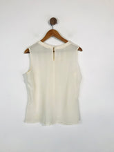 Load image into Gallery viewer, Jigsaw Women's Silk Tank Top | L UK14 | Beige