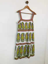 Load image into Gallery viewer, Monsoon Women's Paisley Print Tiered Midi Dress | UK14 | Multicoloured