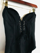 Load image into Gallery viewer, Lavish Alice Women's Corset Bodysuit Tank Top NWT | UK6 | Black