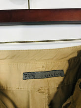 Load image into Gallery viewer, Zara Women's Cotton Pleated Chinos Trousers | L UK14 | Beige