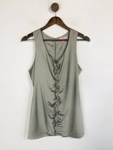 Load image into Gallery viewer, Ted Baker Women's Ruffle Tank Top | 3 | Grey