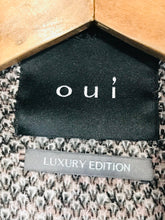 Load image into Gallery viewer, Oui Women's Check Gingham Mohair Cardigan | UK12 | Multicoloured