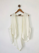 Load image into Gallery viewer, Hampstead Bazaar Women’s Vest Waistcoat Top | L-XL | Cream White