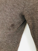 Load image into Gallery viewer, Jigsaw Women's Lace Trimmed Cardigan | L UK14 | Brown