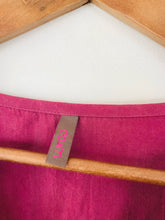 Load image into Gallery viewer, Wrap Women's Silk Shift Dress | UK14 | Purple