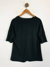 Load image into Gallery viewer, Mango Women's Cowl Neck T-Shirt | M UK10-12 | Black