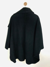 Load image into Gallery viewer, Saint James Women's Wool Poncho Overcoat Jacket | L UK14 | Blue