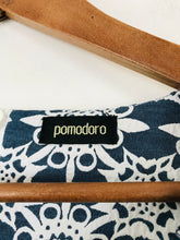 Load image into Gallery viewer, Pomodoro Women's Floral Sheath Dress | UK10 | Blue
