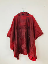 Load image into Gallery viewer, Hunter Unisex Rain Poncho Cape | M-L | Red