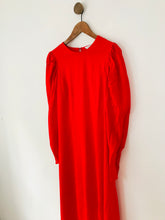 Load image into Gallery viewer, & Other Stories Women's Long Sleeve Midi Dress | UK10 | Red