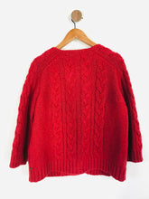 Load image into Gallery viewer, Maison Scotch Women's Wool Crochet Cardigan | 3 | Red