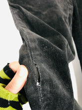 Load image into Gallery viewer, Paper Denim & Cloth Women's Bridgette Low Rise Bootcut Corduroy Trousers | W34 UK16 | Black