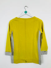 Load image into Gallery viewer, Boden Women’s 100% Cashmere Knit Jumper | UK10 | Yellow
