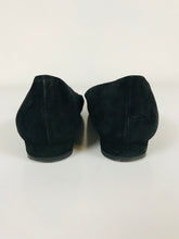Load image into Gallery viewer, Russell & Bromley Women's Suede Slip-On Pointed Shoes | 37.5 UK4.5 | Black