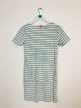 Load image into Gallery viewer, B.Young Women’s Short Sleeve Stripe Jersey Dress | UK8-10 | Blue
