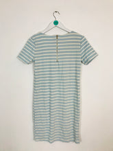 Load image into Gallery viewer, B.Young Women’s Short Sleeve Stripe Jersey Dress | UK8-10 | Blue