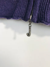 Load image into Gallery viewer, Juicy Couture Women's Cashmere Zip Cardigan | S UK8 | Purple