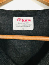 Load image into Gallery viewer, TM Lewin Men's Merino Wool Jumper | S | Grey