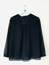 Load image into Gallery viewer, White Label The White Company Women’s Blouse | UK14 | Navy