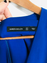 Load image into Gallery viewer, Karen Millen Women's Pleated Midi Dress | UK14 | Blue