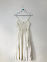 Load image into Gallery viewer, Urban Outfitters Women’s Button-Up Smock Midi Dress | L | White