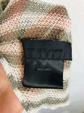 Load image into Gallery viewer, Nicole Farhi Women's Linen Striped Scarf | OS | Multicoloured