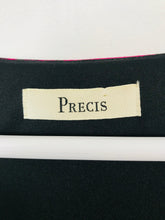 Load image into Gallery viewer, Precis Women’s Floral Long Sleeve Midi Dress | UK14 | Black Pink