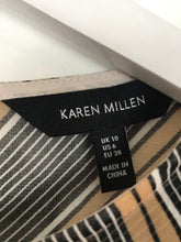 Load image into Gallery viewer, Karen Millen Womens Stripe Blouse | UK10 | Multi Coloured