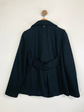 Load image into Gallery viewer, Topshop Women's Wool Smart Overcoat Coat | UK8 | Blue