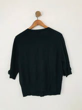 Load image into Gallery viewer, Hobbs Women's Silk Blend Button Up Cardigan | UK16 | Black