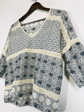 Load image into Gallery viewer, Velvet by Graham & Spencer Women's Boho Embroidered Blouse | XS UK6-8 | Multicoloured