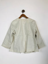 Load image into Gallery viewer, Eileen Fisher Women's Smart Blazer Jacket | L UK14 | White