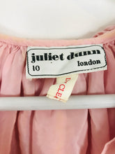 Load image into Gallery viewer, Juliet Dunn Women’s Silk Ruffle Blouse Top | Pink | UK10