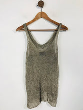 Load image into Gallery viewer, Zadig & Voltaire Women's Shimmery Tank Top | S UK8 | Yellow