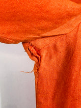 Load image into Gallery viewer, Autograph Women's Linen Long Sleeve Button-Up Shirt | UK10 | Orange